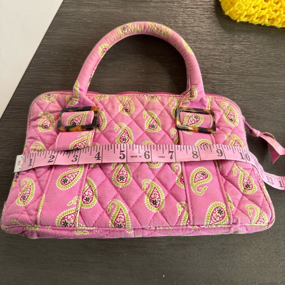 Vera Bradley Pink Top Handle Bag Purse Tote - Picture 10 of 10